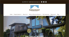 Desktop Screenshot of paramountoregon.com